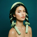 4-Piece Heatless Curls Set in Sage Green